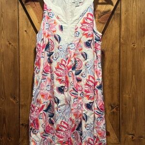 Tommy Bahama Bohemian Blossom Linen Blend Dress